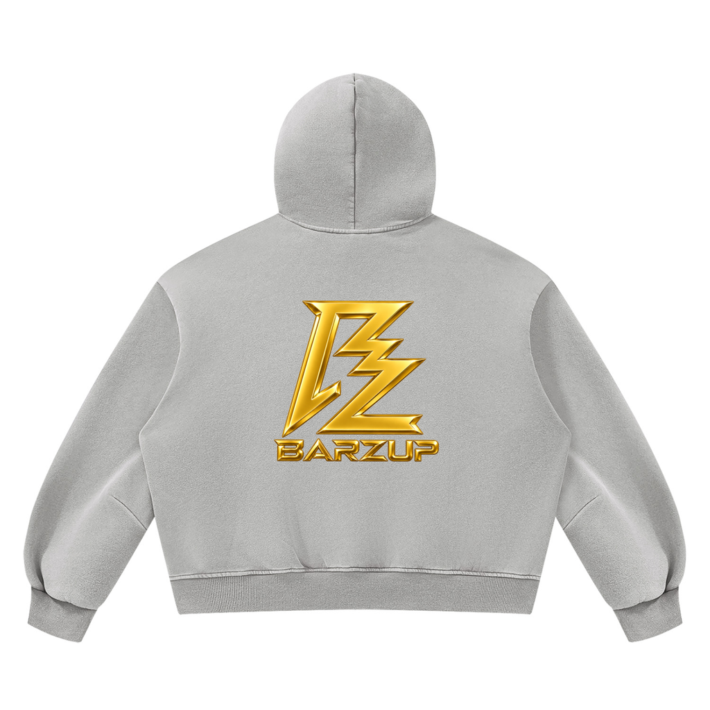 BARZUP Vintage Wash Oversized Hoodie & Sweatpants Set