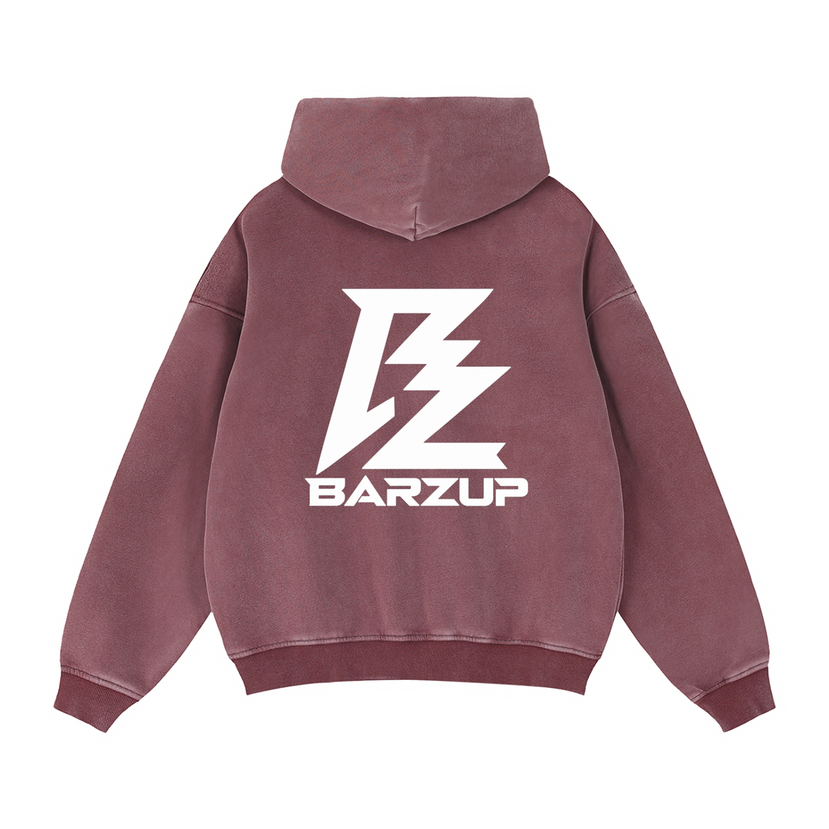 BARZUP Snow-Washed Zip-Through Fleece Set