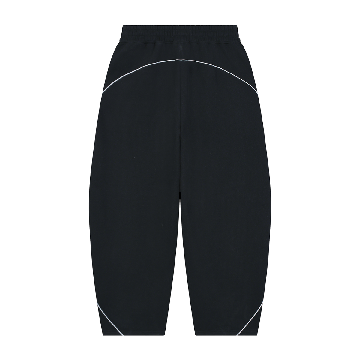 BARZUP Unisex Oversized Piping Fleece Hoodie Set