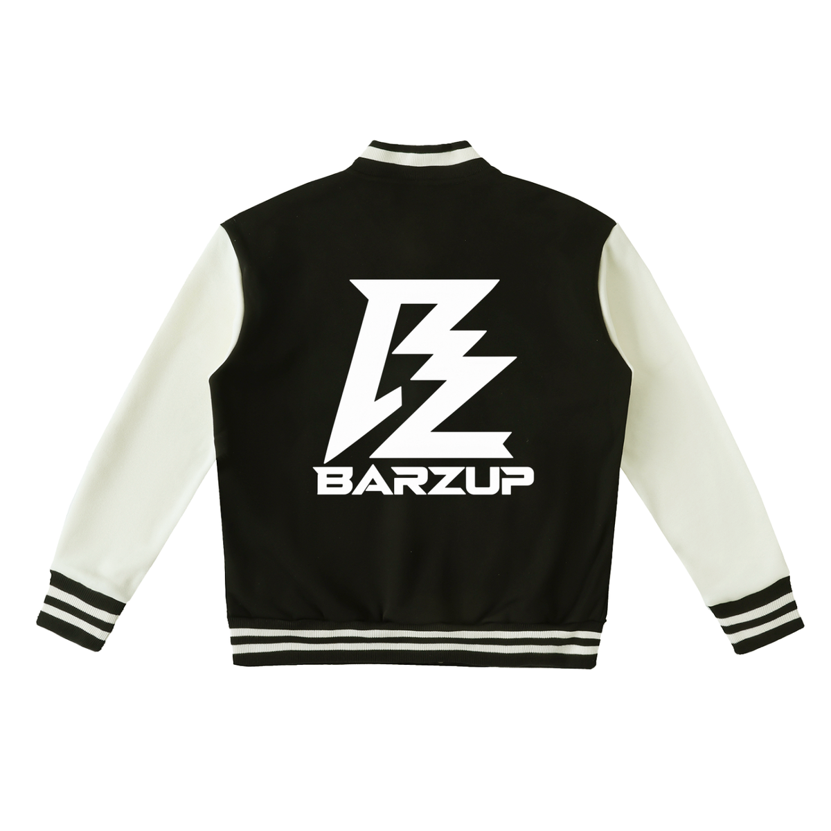 BARZUP Two-Tone Fleeced Varsity Jacket