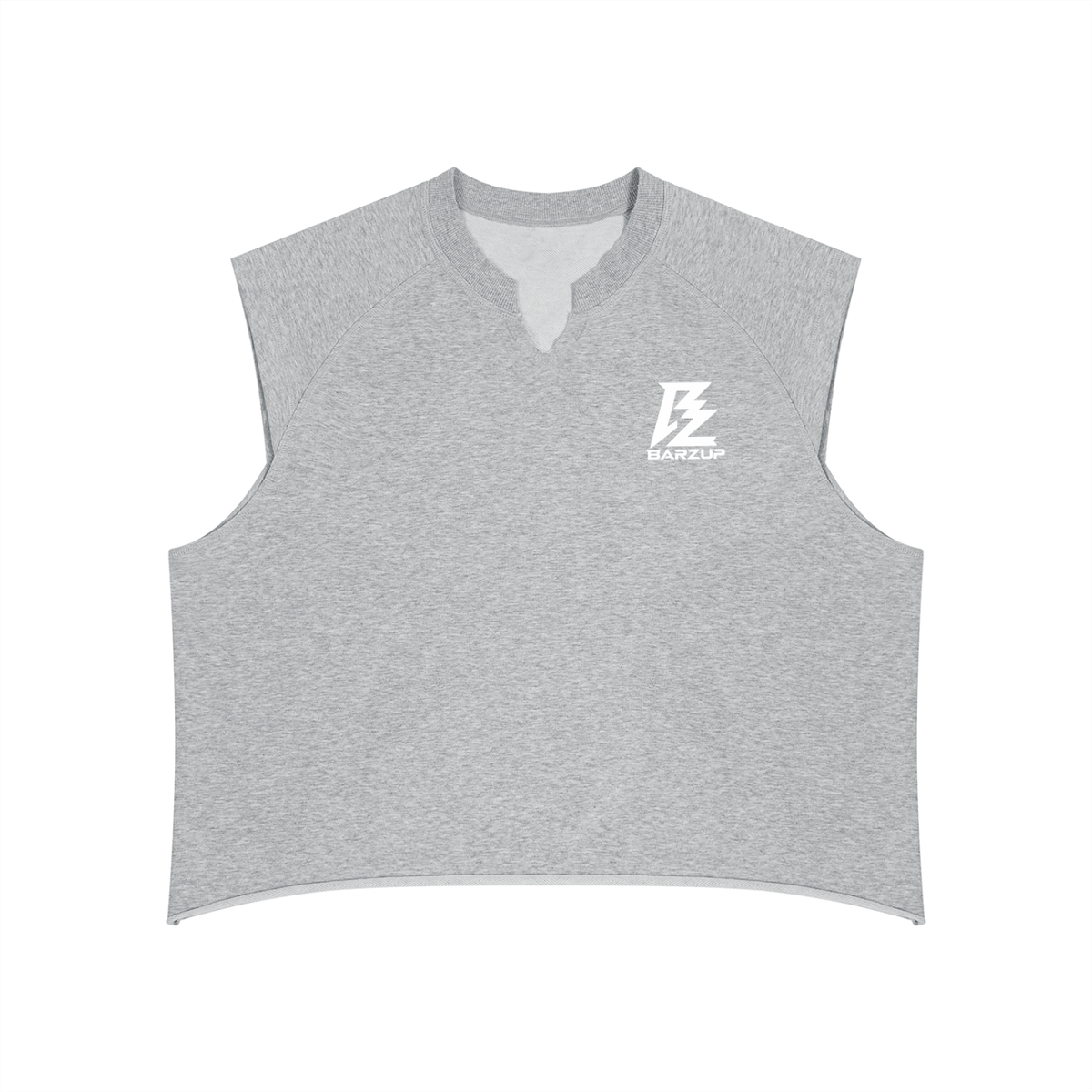 BARZUP Men’s Boxy Raw Hem Tank Top