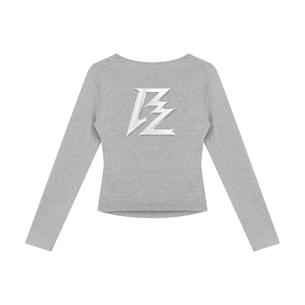 BARZUP Women's Ruched Long Sleeve T-Shirt