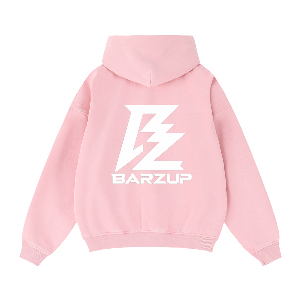 BARZUP Snow-Washed Zip-Through Fleece Set